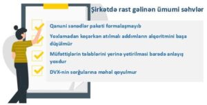 Vergi yoxlamasına hazırlıq zamanı rast gəlinən ümumi səhvlər Bakıda konsaltinq xidmətləri göstərən Accounting.Az-ın təqdimatında
