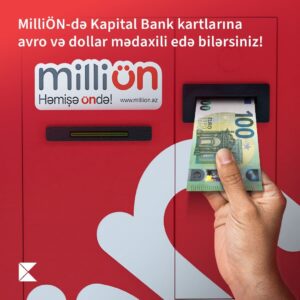 dollar ilə mədaxil, avro ilə mədaxil, milliön