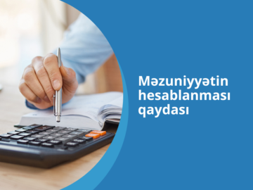 məzuniyyətin hesablanması, məzuniyyət, orta əməkhaqqı