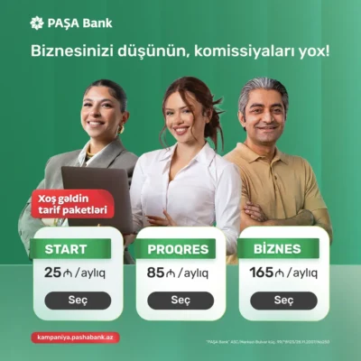 PAŞA Bank yeni tarif paketləri, PAŞA Bankın yeni tarif paketləri